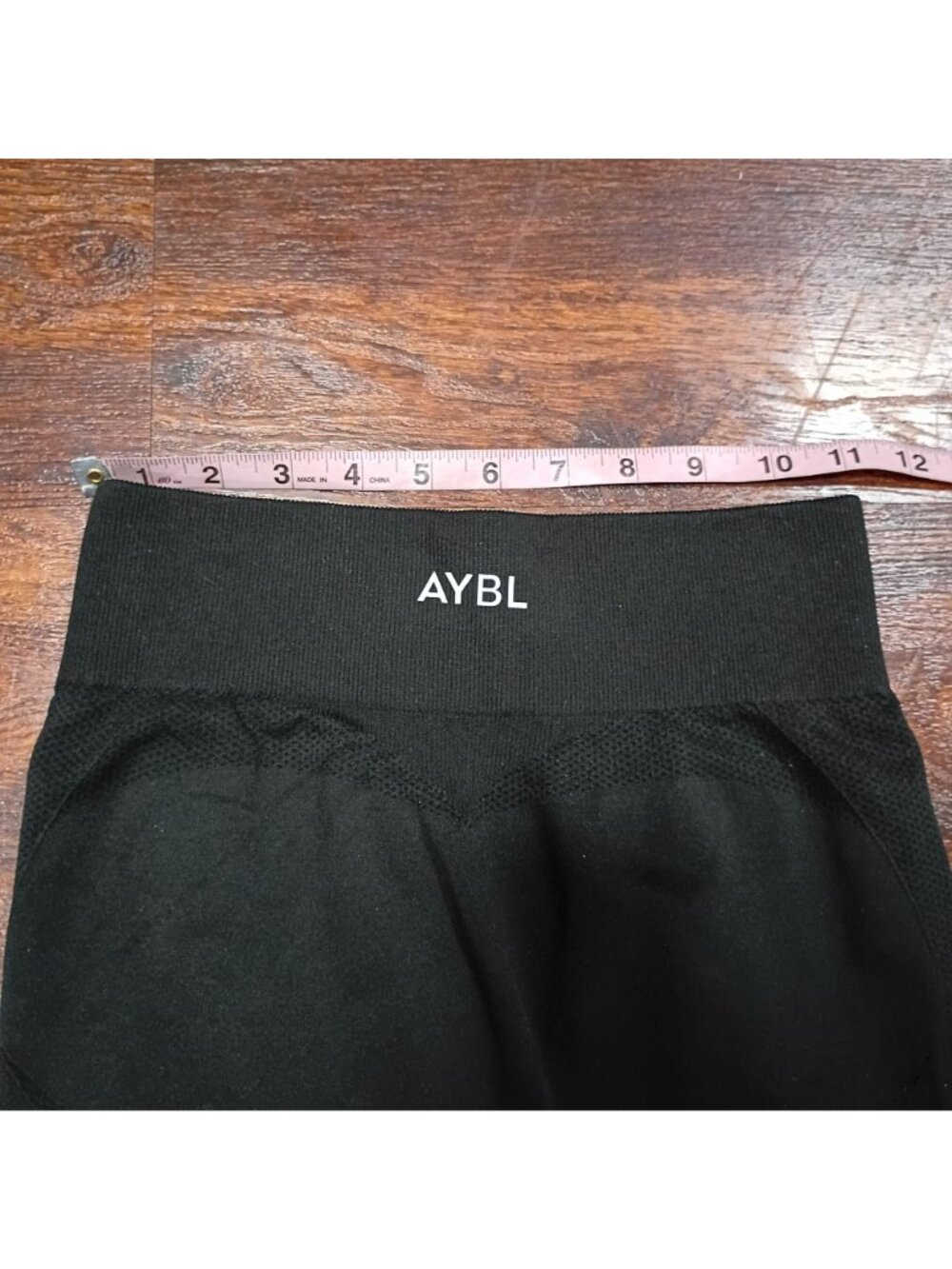 AYBL Empower Seamless Leggings Women's M Black High Elastic Waist Workout Active - Picture 6 of 8
